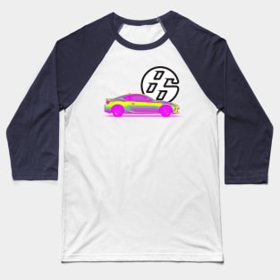 GT86 Body Lemon Violet Baseball T-Shirt